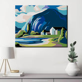 Painting by Numbers Wavy Landscape